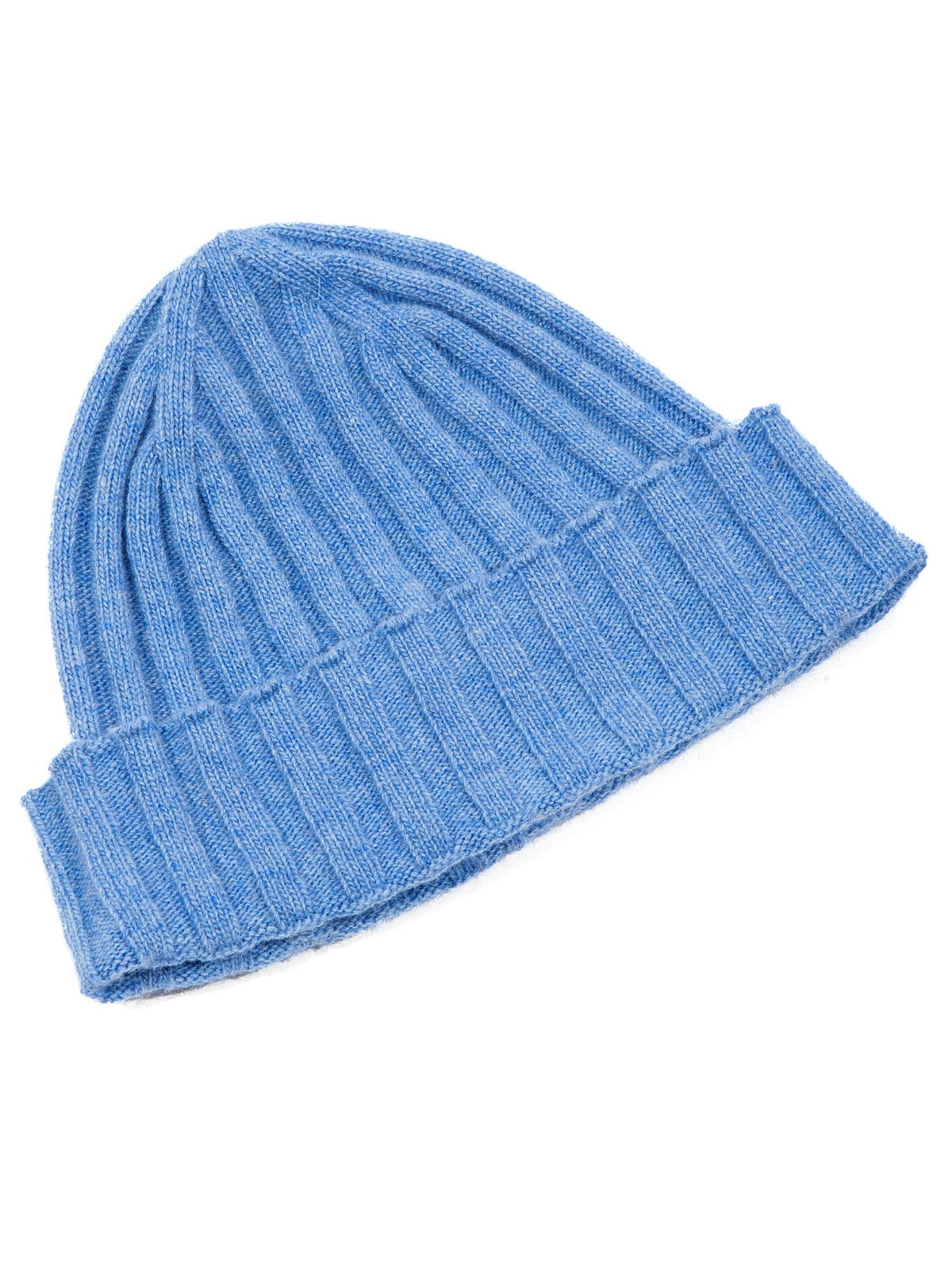 Light Blue Cashmere Blend Scarf and Beanie Set, view 3