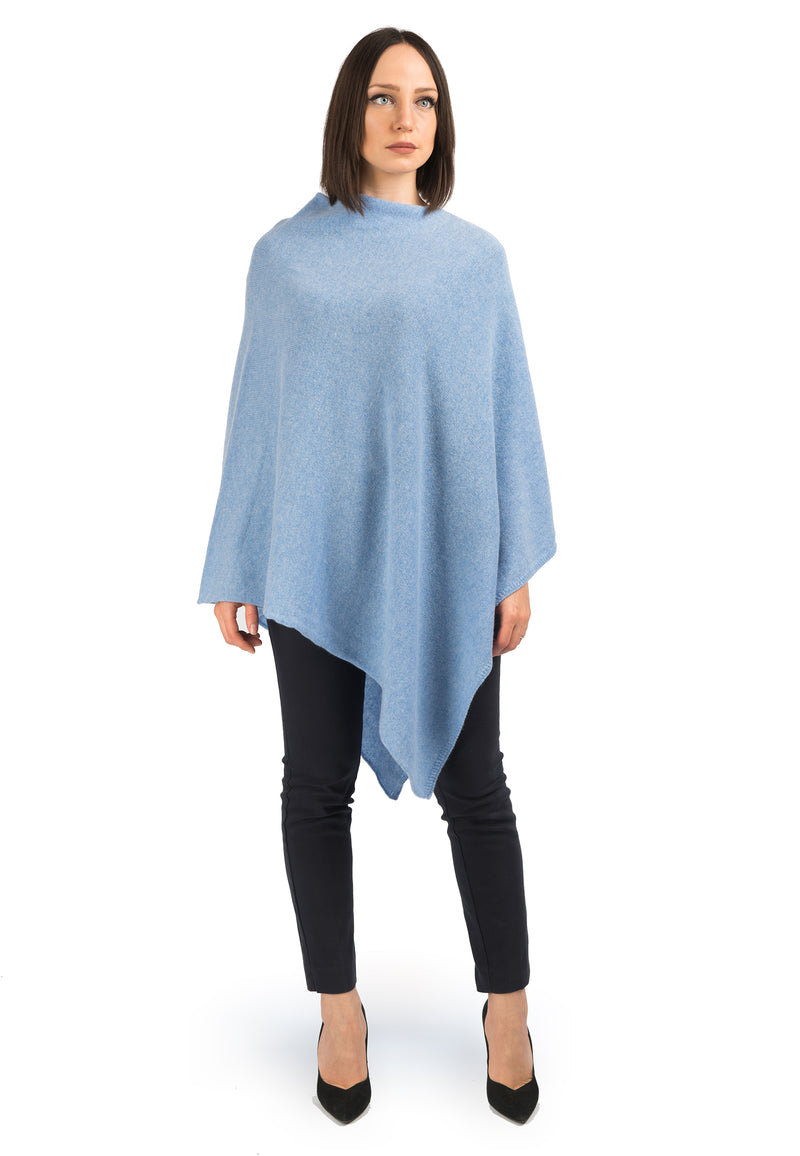 Dalle Piane Cashmere Poncho - nero/zwart Dalle Piane Cashmere Poncho - nero/zwart