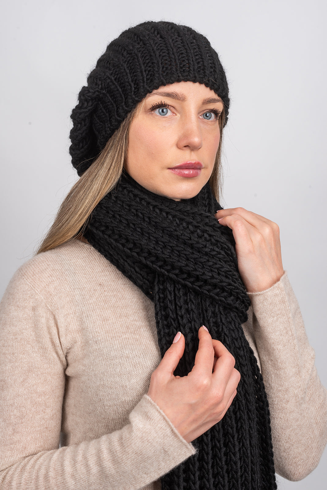 Gray Women's Fisherman's Rib Beanie, view 5