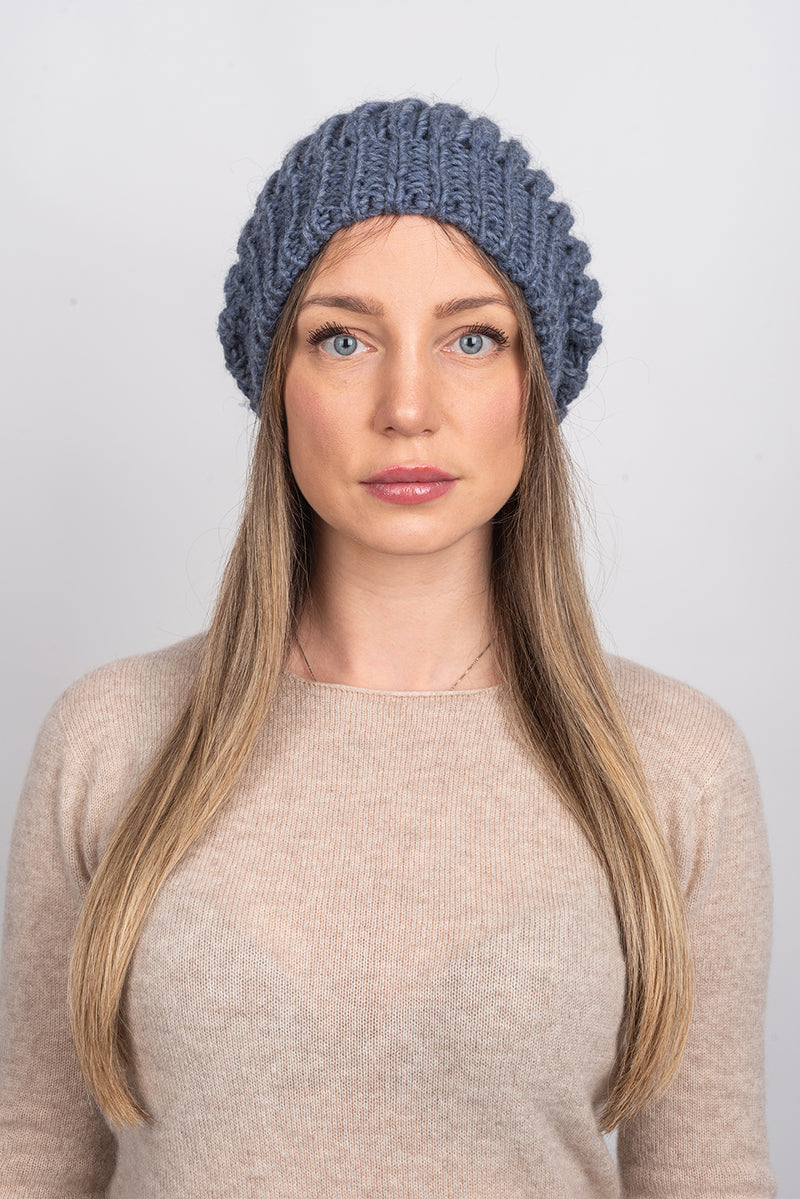 English rib knit Hat
