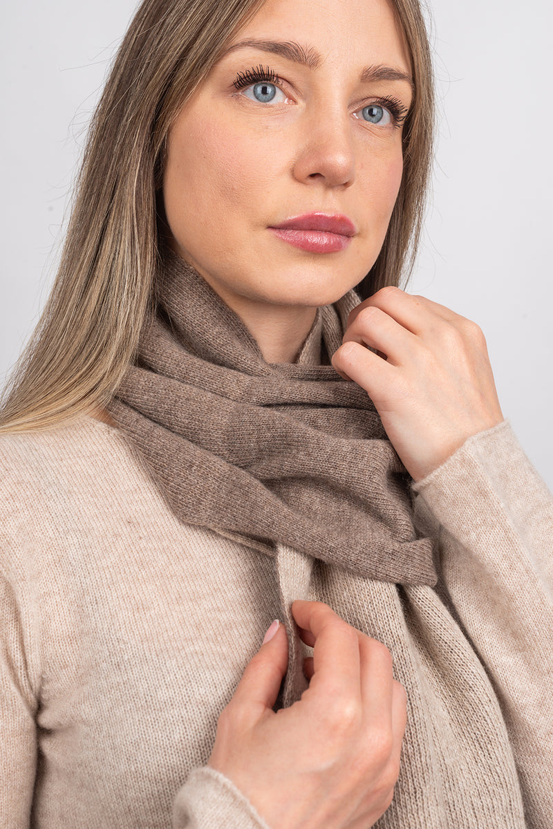Neck warmer cashmere blend