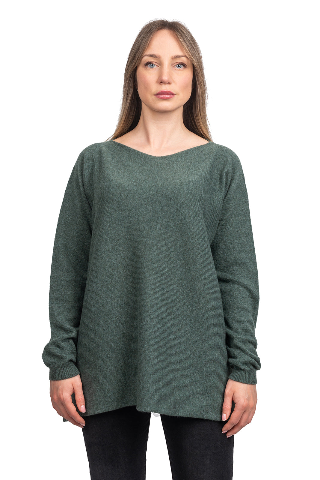 Sage Women's 100% Cashmere Oversized Sweater