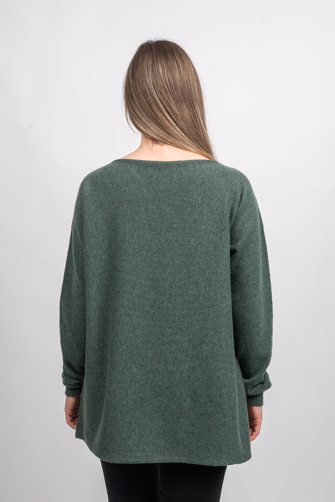 Sage Women's 100% Cashmere Oversized Sweater, view 3