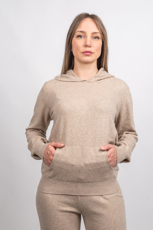 Sweatshirt in cashmere blend