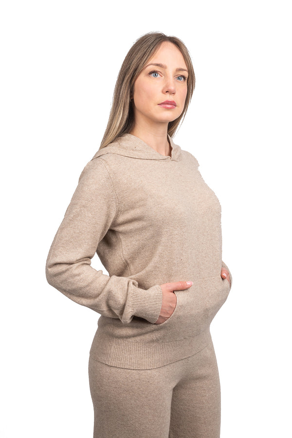 Sweatshirt in cashmere blend