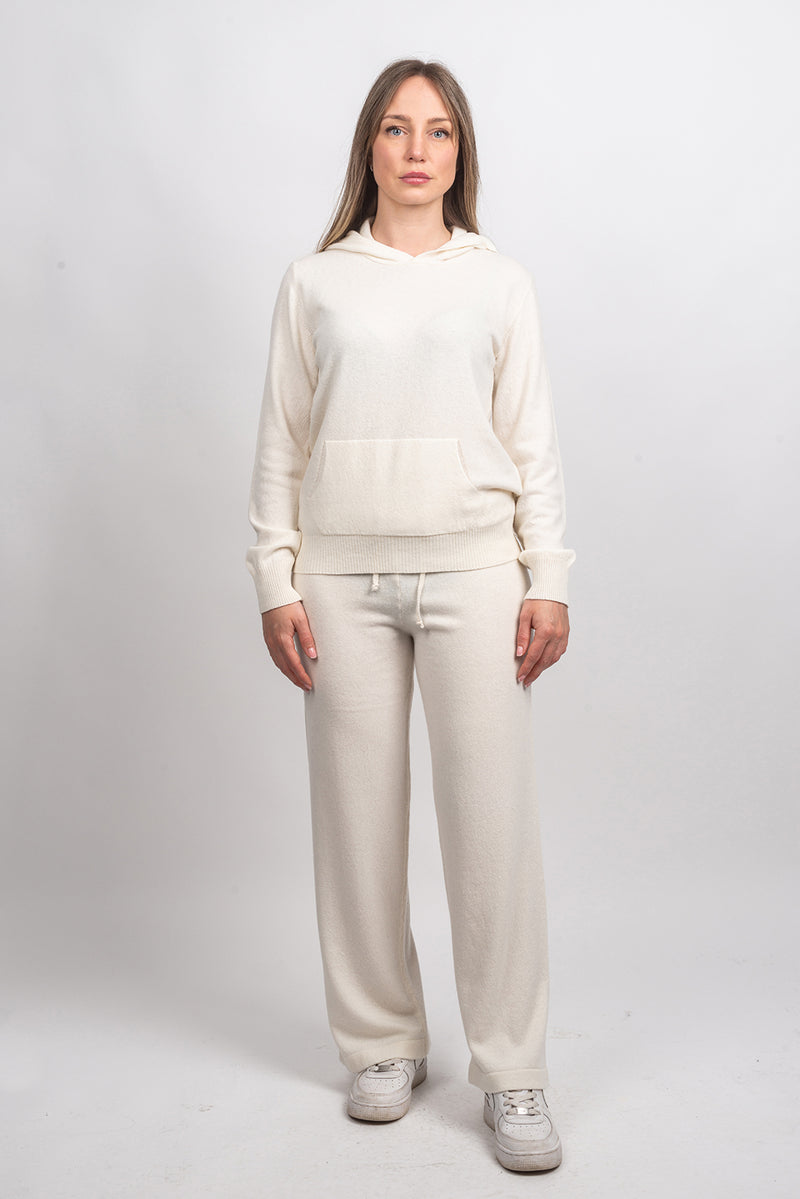 Trousers in cashmere blend