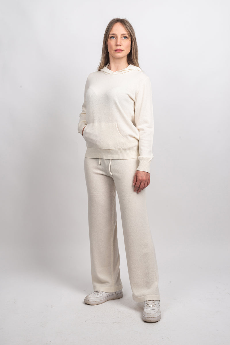 Trousers in cashmere blend