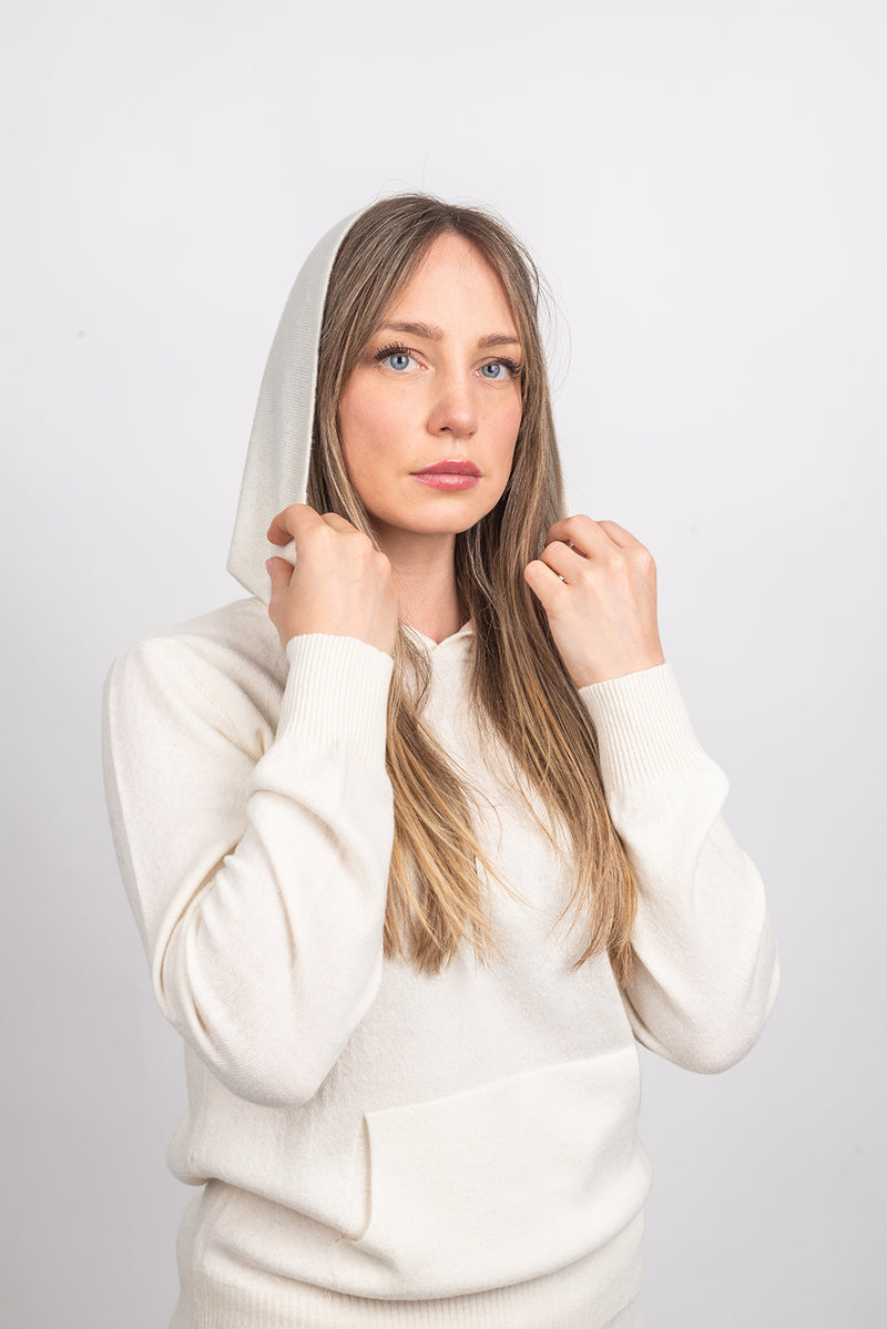 Sweatshirt in cashmere blend