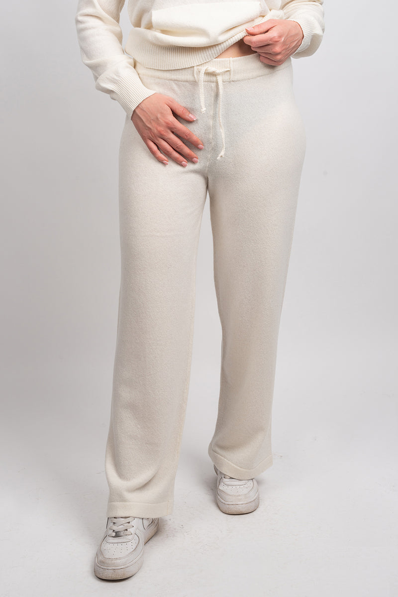 Trousers in cashmere blend