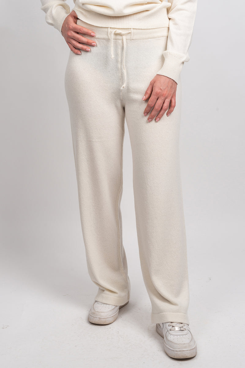 Trousers in cashmere blend