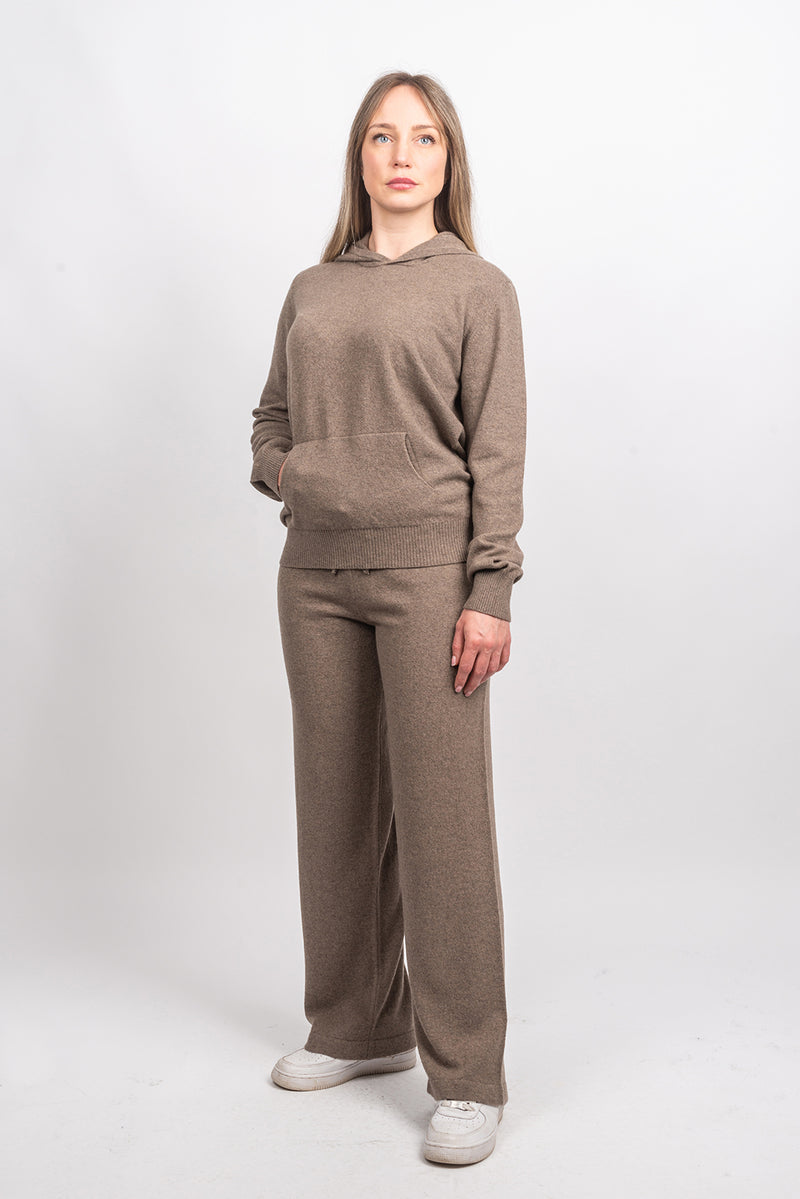 Trousers in cashmere blend