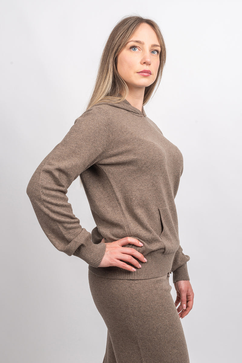 Sweatshirt in cashmere blend