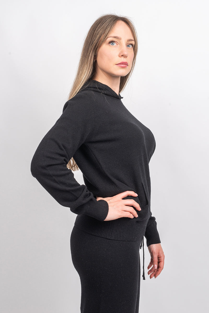 Sweatshirt in cashmere blend
