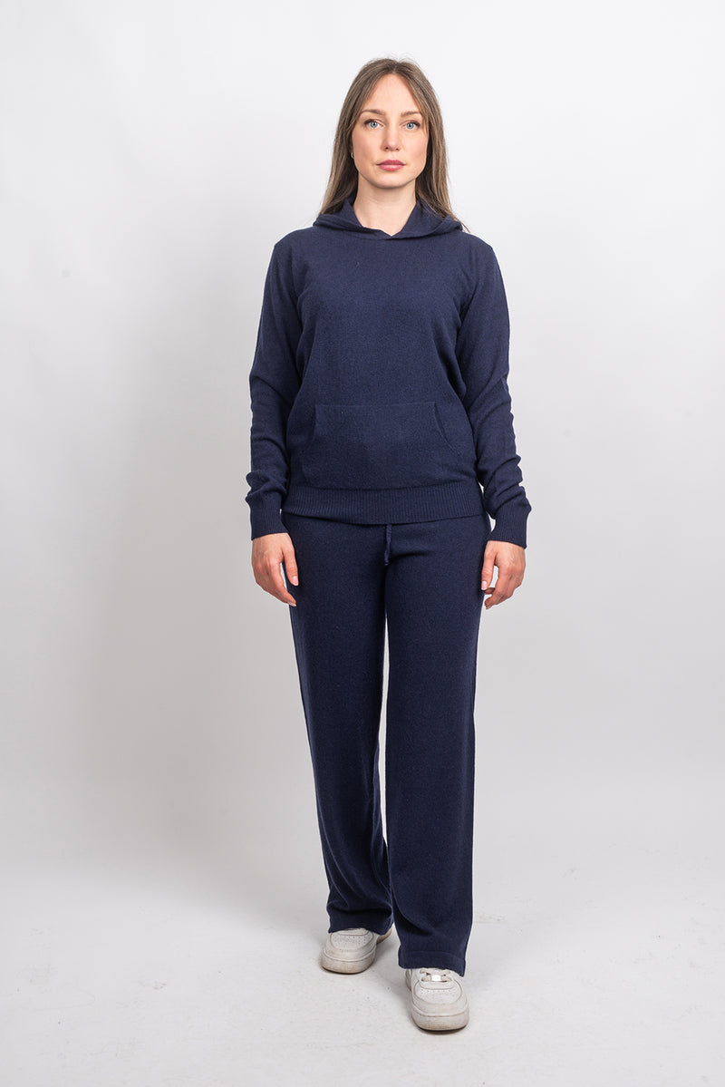 Trousers in cashmere blend
