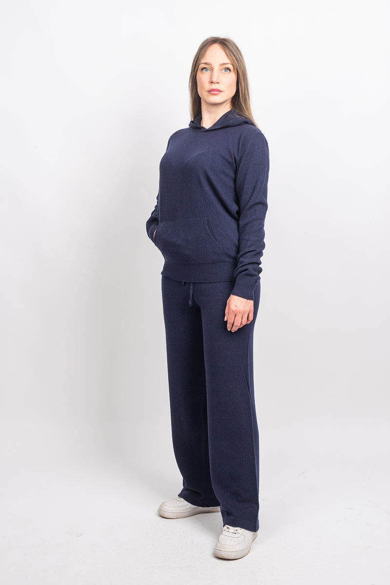 Trousers in cashmere blend