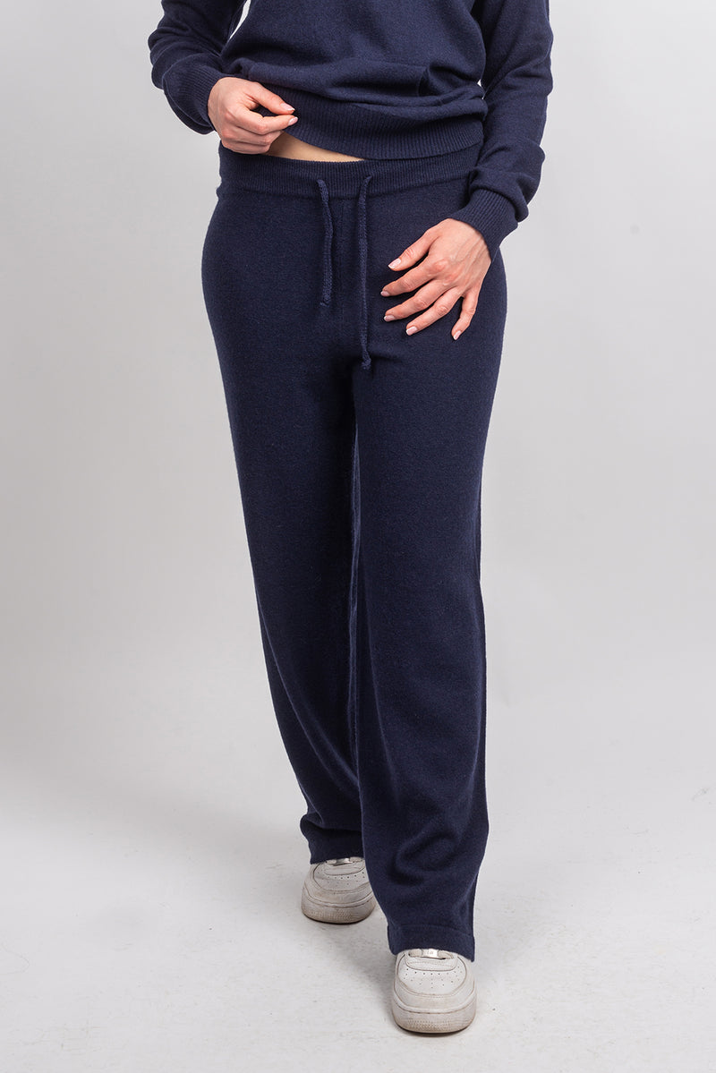 Trousers in cashmere blend