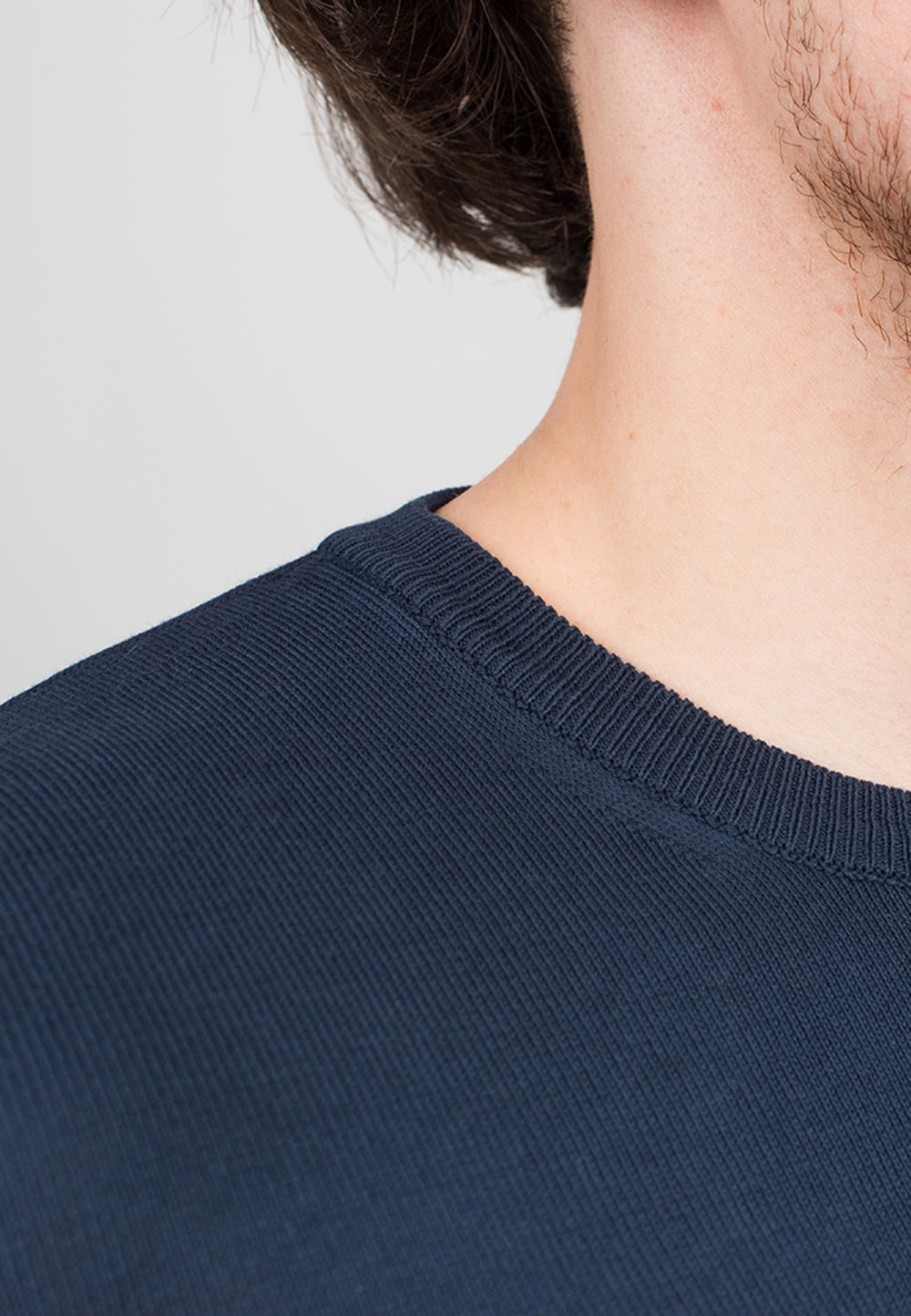 Men's 100% Cotton Plain Knitted Jumper – Crew Neck Pullover – Casual Winter Top (Multiple Colors)