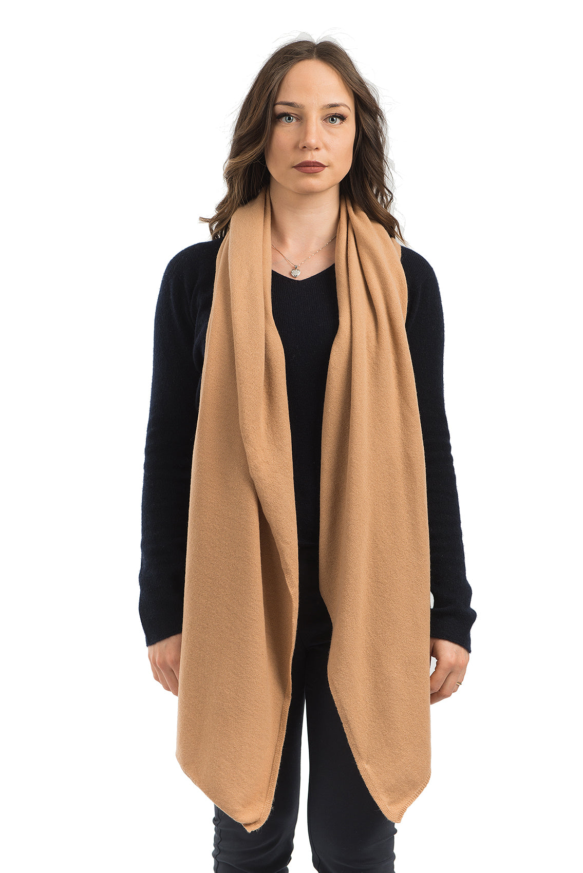Camel Women's Cashmere Blend Wrap