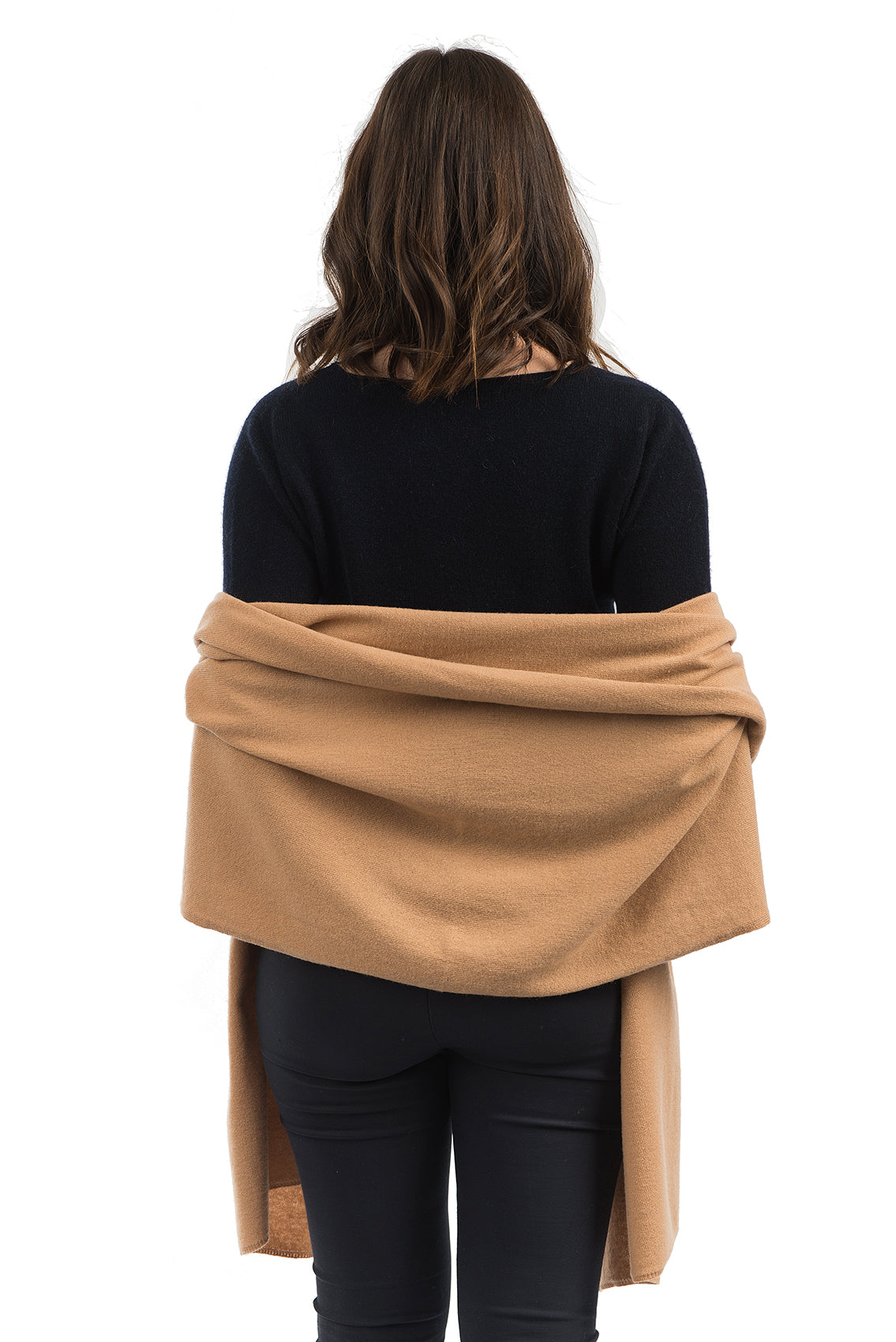 Camel Women's Cashmere Blend Wrap, view 3