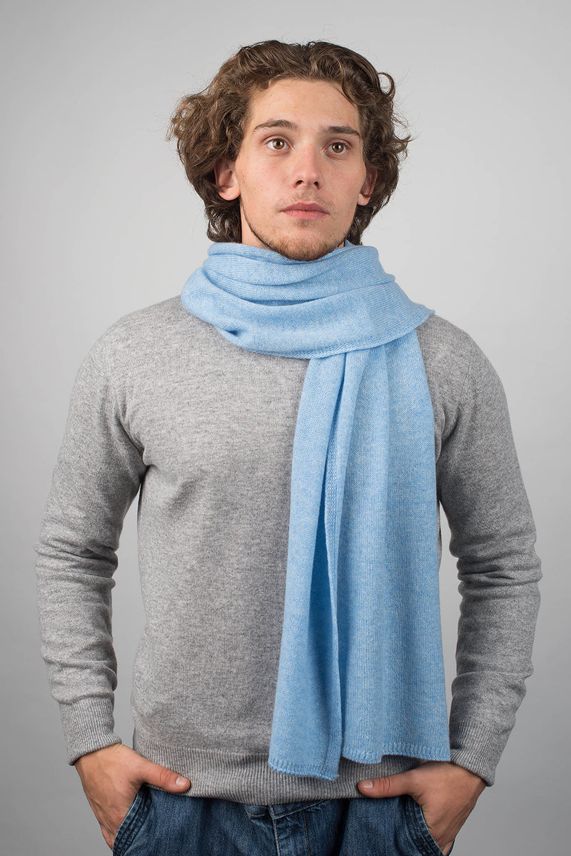 Wide scarf 100% Cashmere