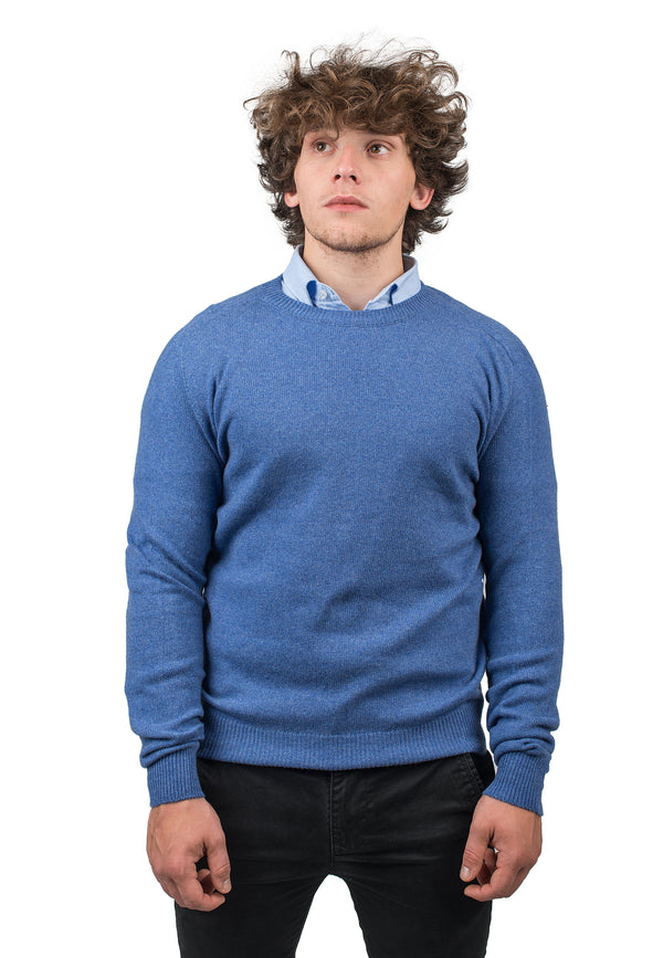 Crew Neck in 100% Regenerated Cashmere