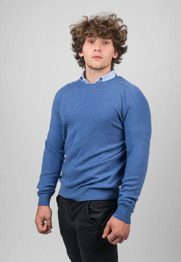 Crew Neck in 100% Regenerated Cashmere