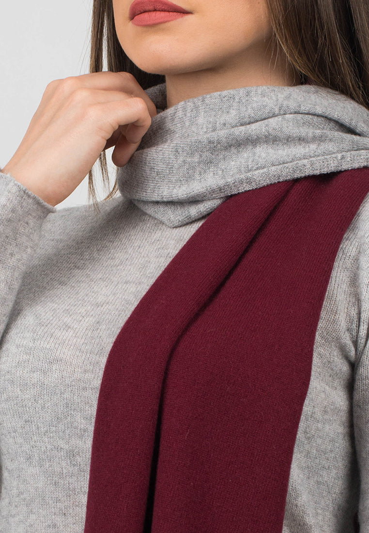 Bicolor Scarf 100% Cashmere