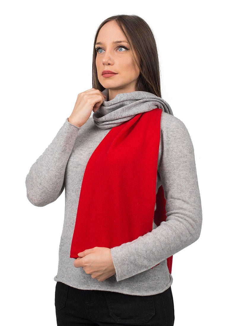 Bicolor Scarf 100% Cashmere