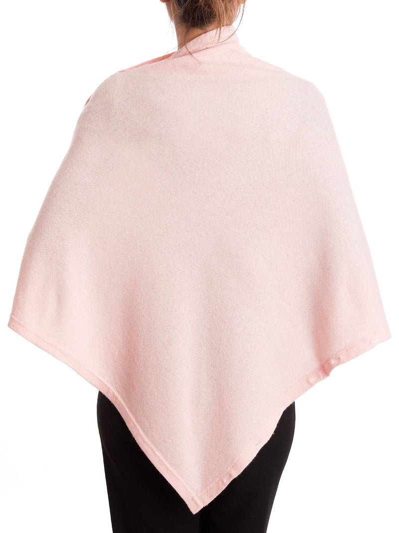 Poncho With Buttons Cashmere Blend | Dalle Piane Cashmere