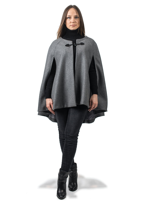 Cape with toggle