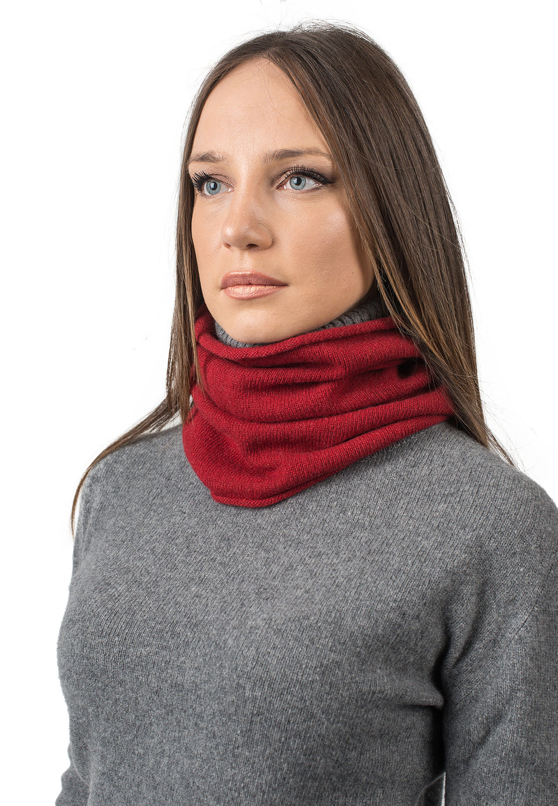 Infinity scarf 100% regenerated cashmere Dalle Piane Cashmere