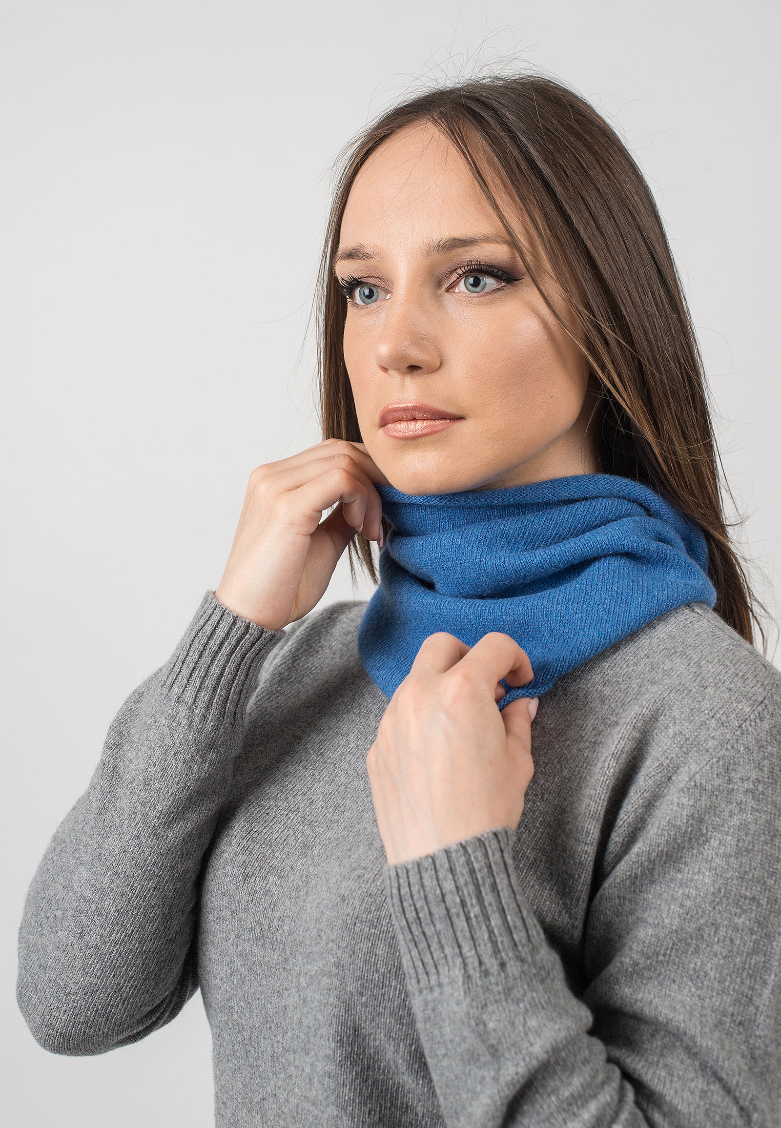 Infinity scarf 100 regenerated cashmere Dalle Piane Cashmere