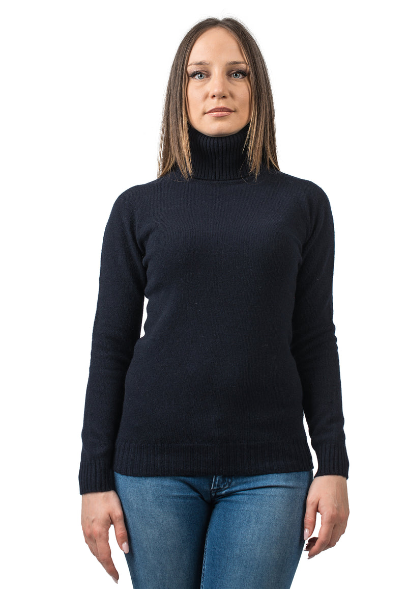 Turtleneck 100% regenerated cashmere