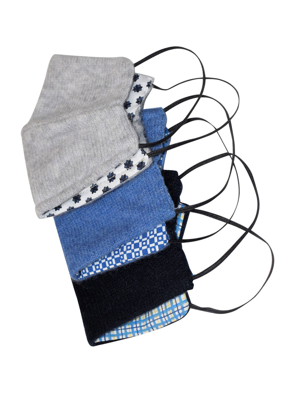 3x Face Mask Cashmere and Cotton | Dalle Piane Cashmere