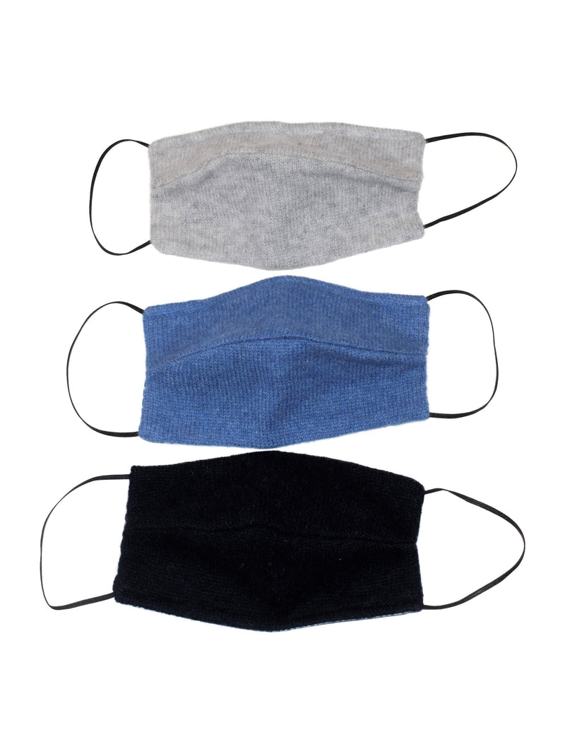 3x Face Mask Cashmere and Cotton | Dalle Piane Cashmere