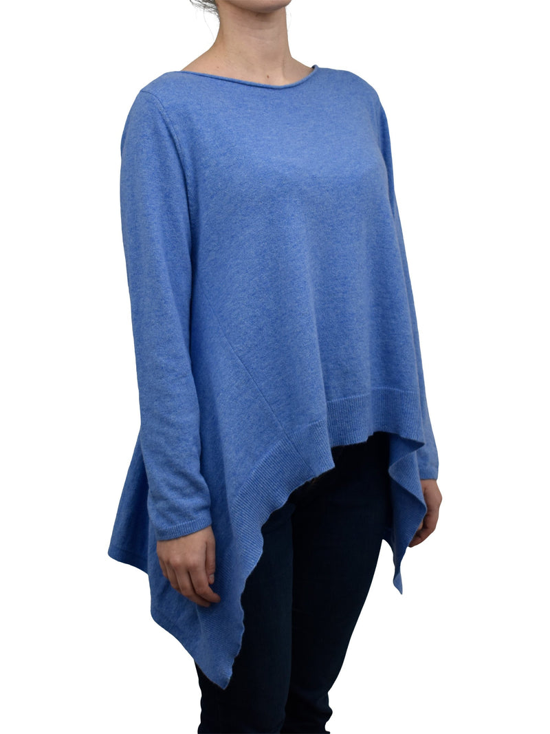 Asymmetrical Maxipull in Cashmere Blend | Dalle Piane Cashmere