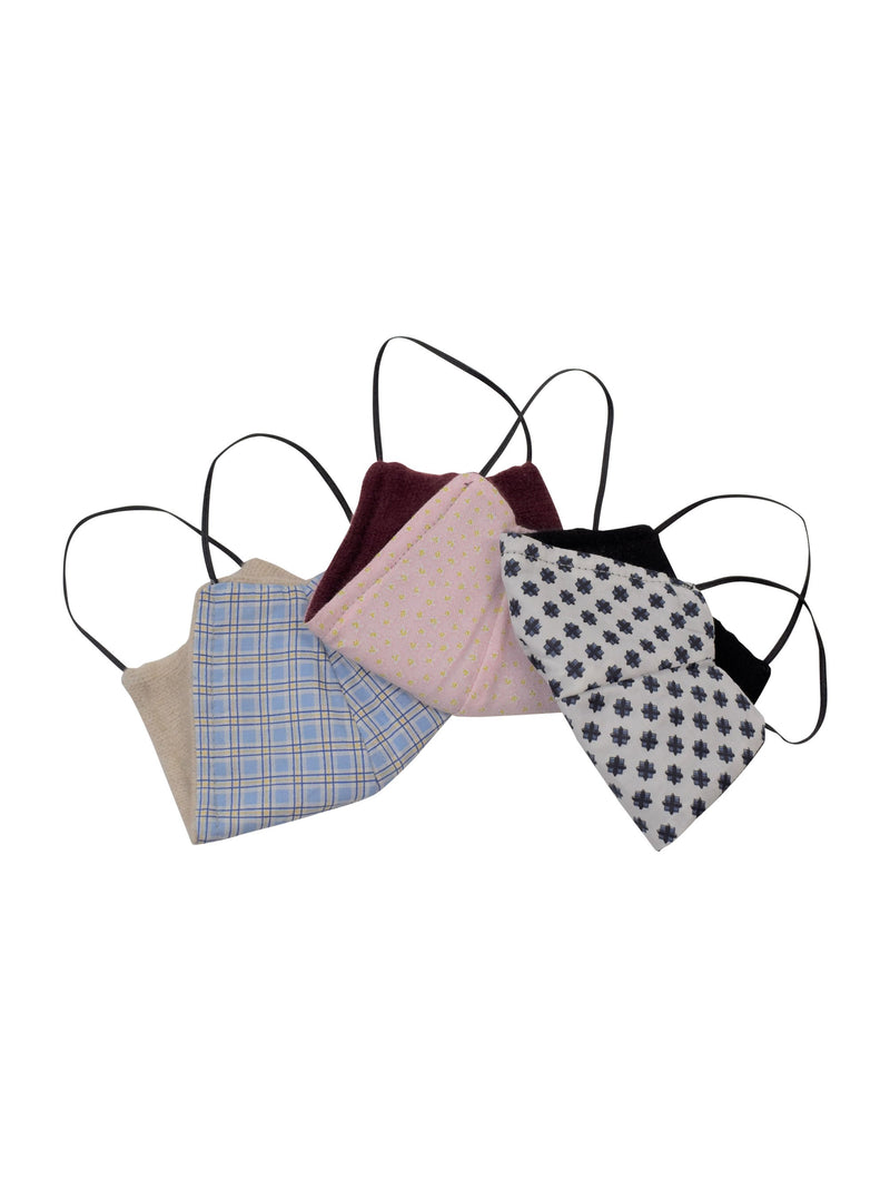 3x Face Mask Cashmere and Cotton | Dalle Piane Cashmere