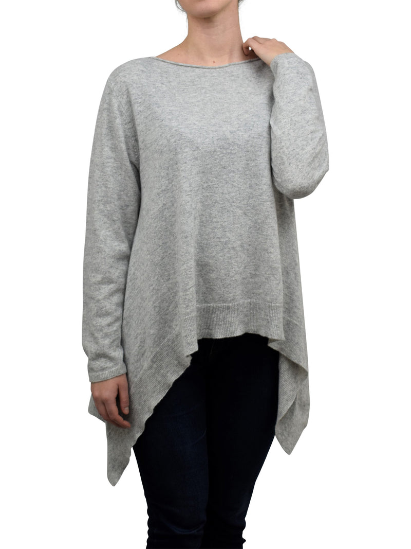 Asymmetrical Maxipull in Cashmere Blend | Dalle Piane Cashmere