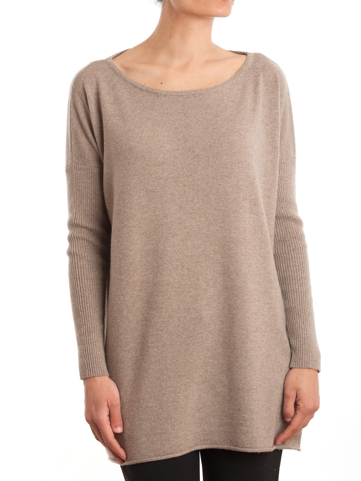 Mink Women's Cashmere Blend Oversized Sweater