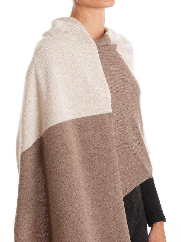 Bicolor Stole 100% Cashmere | Dalle Piane Cashmere