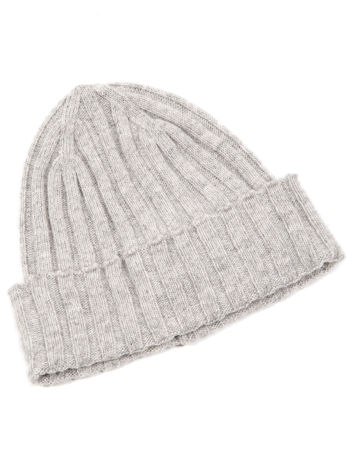 Gray Cashmere Blend Scarf and Beanie Set, view 4