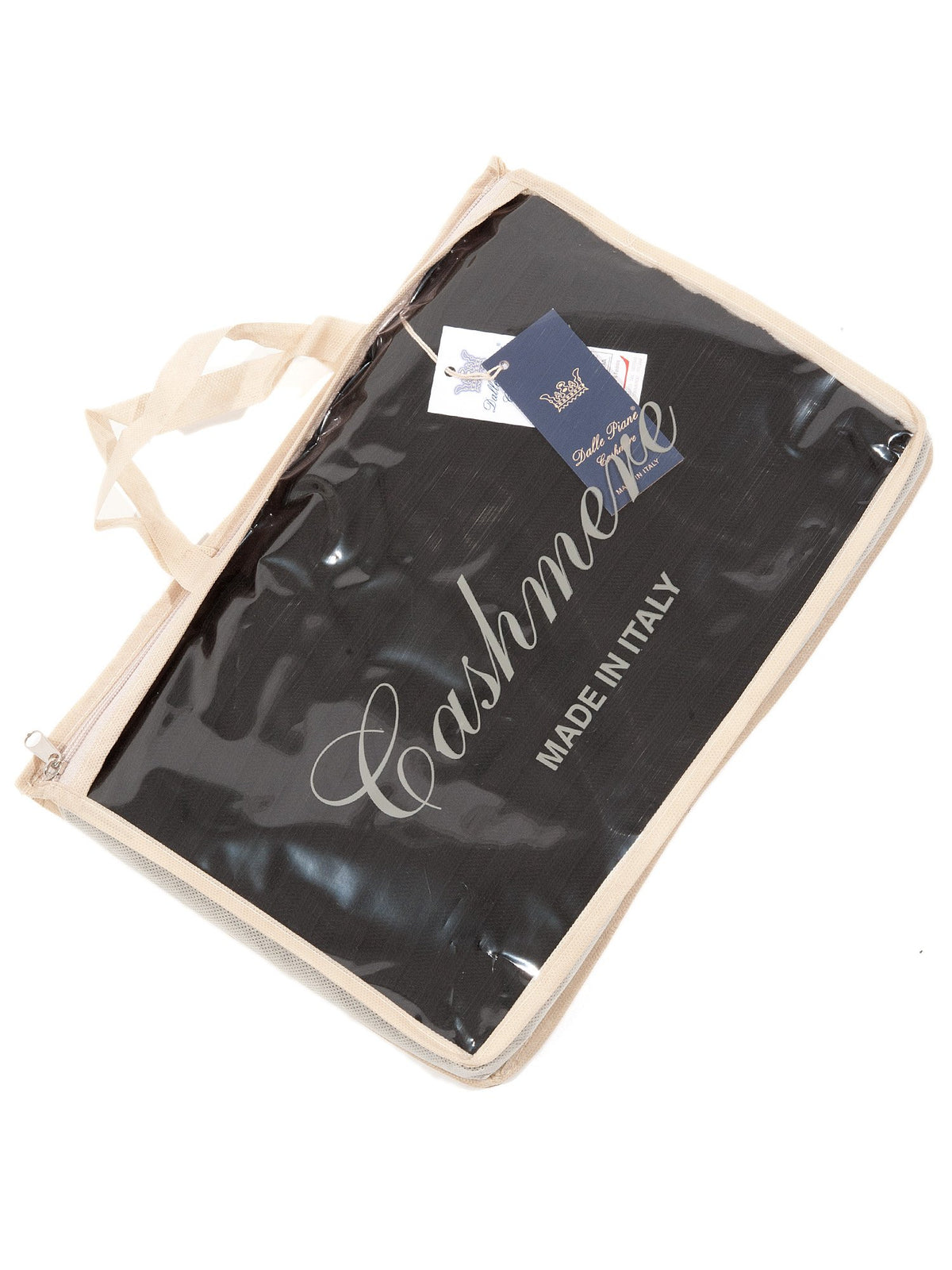 Black Cashmere Blend Scarf and Beanie Set, view 5