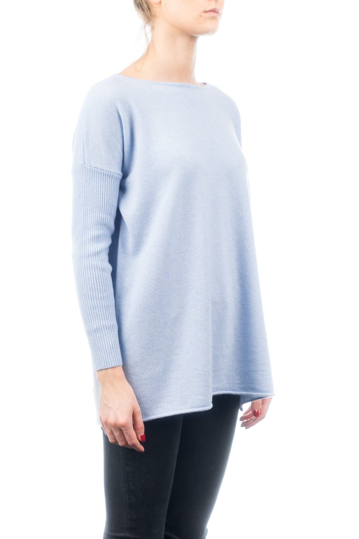 Sky Women's Cashmere Blend Oversized Sweater, view 2