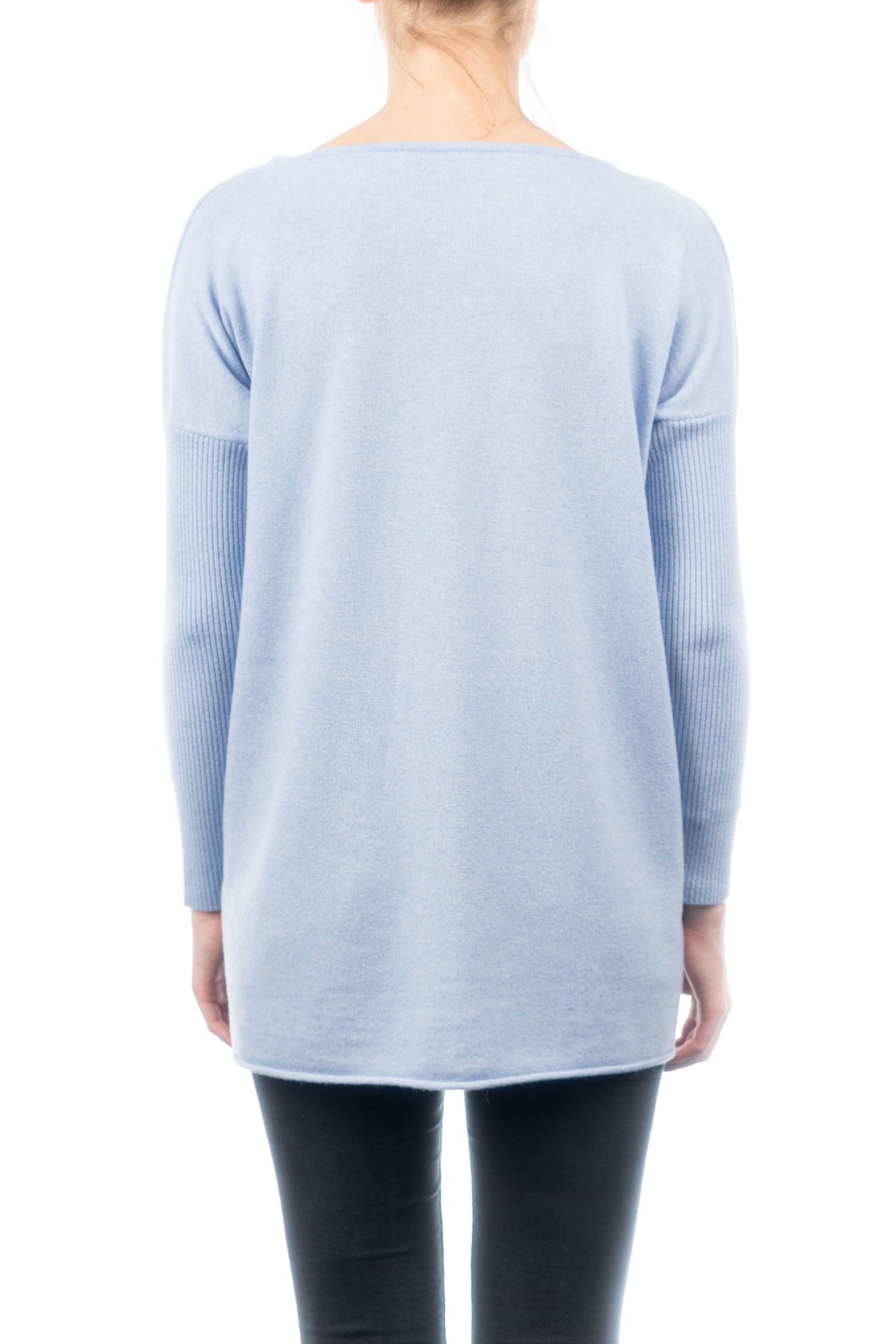 Sky Women's Cashmere Blend Oversized Sweater, view 3