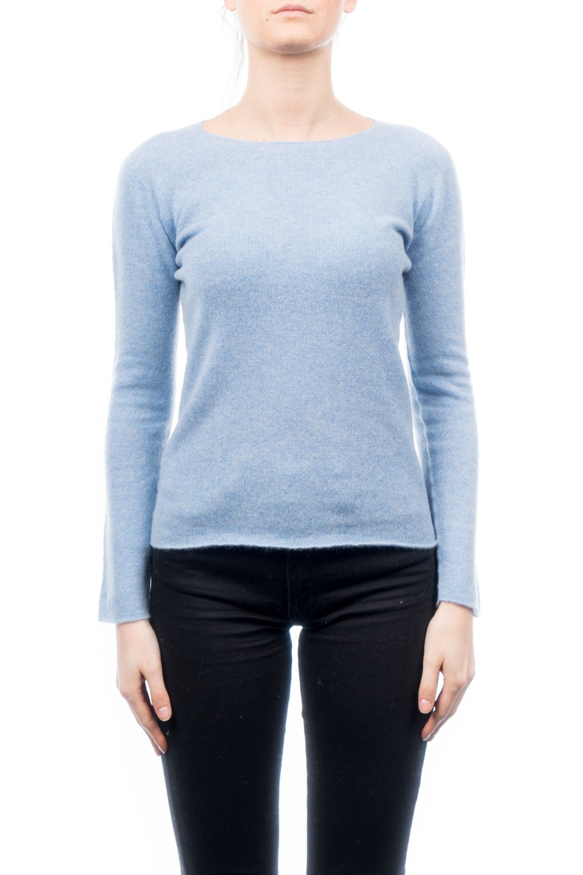 Sky Women's 100% Cashmere Crewneck