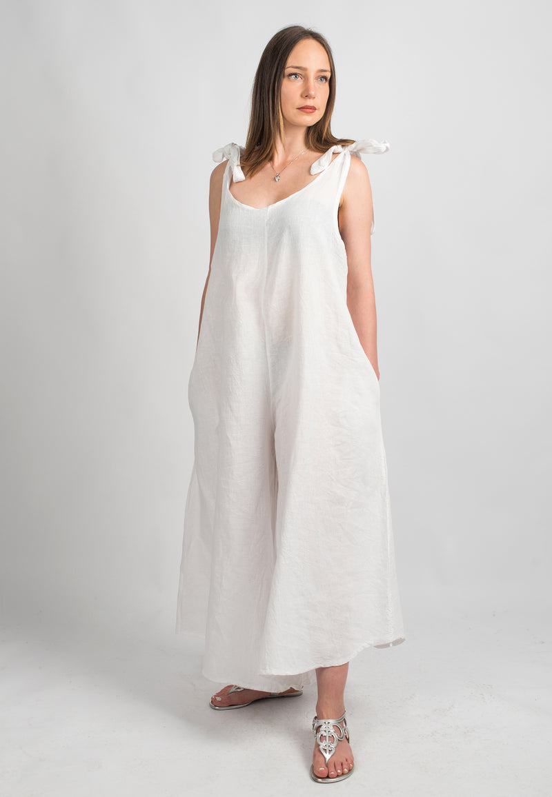 Jampsuit dress 100% Linen