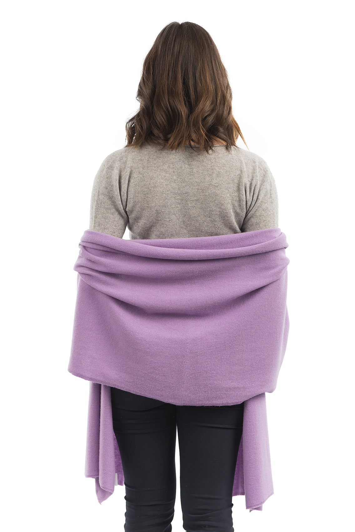 Lilac Women's Cashmere Blend Wrap, view 3