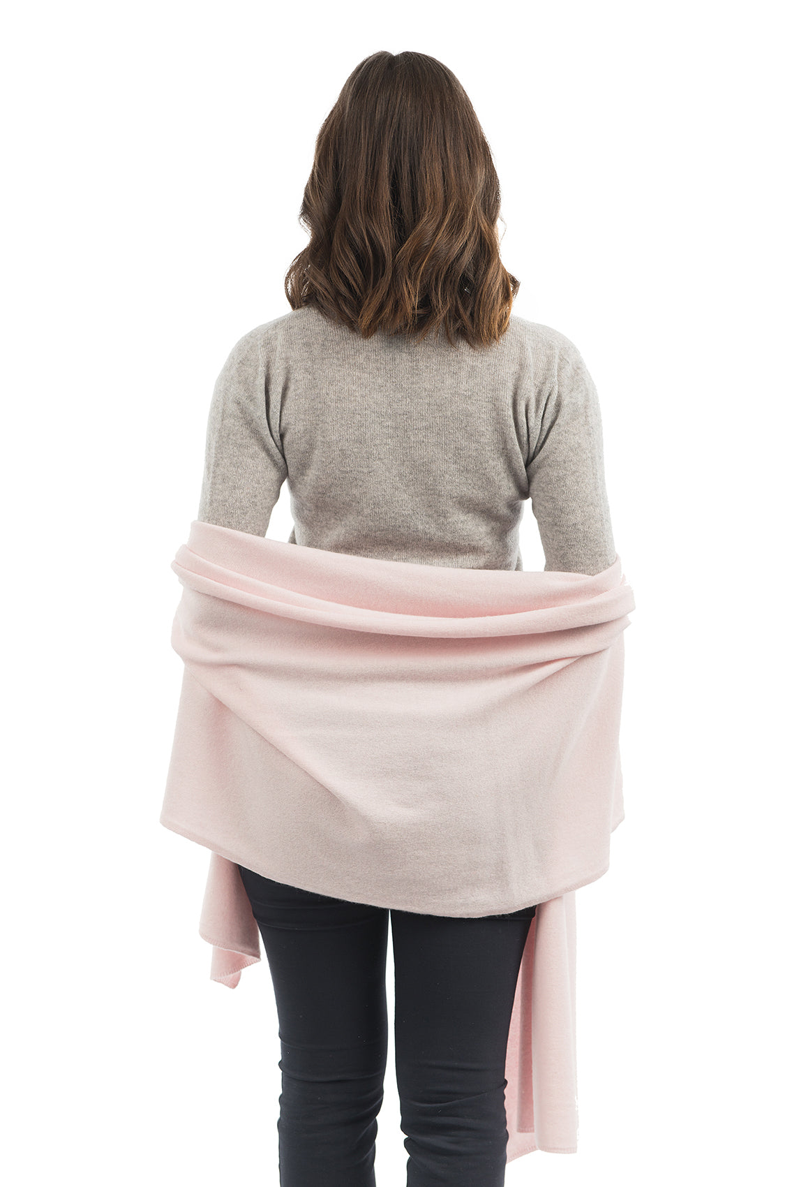Pink Women's Cashmere Blend Wrap, view 3