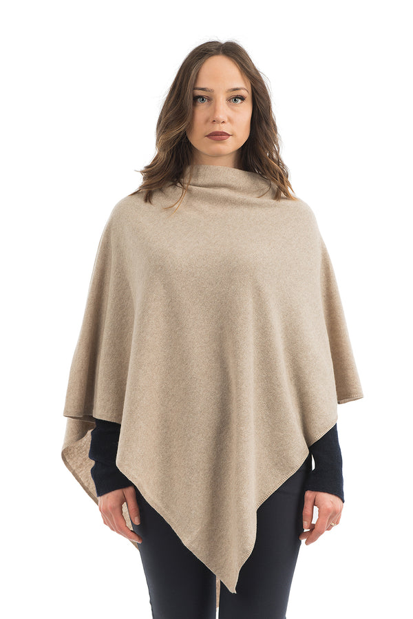 Poncho Cashmere Blend