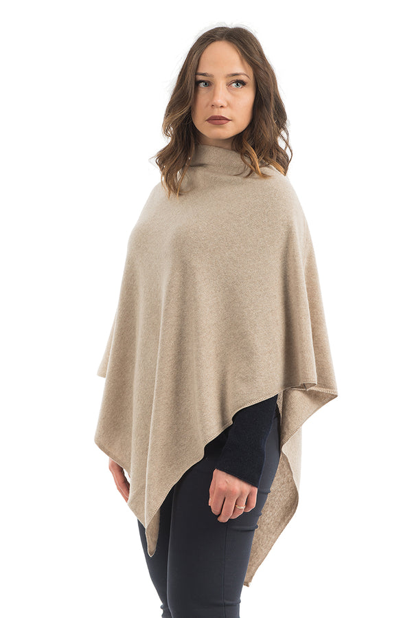 Poncho Cashmere Blend